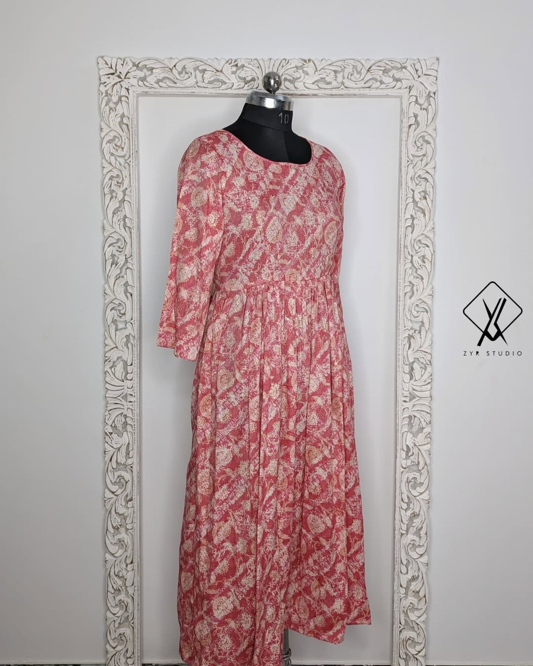 FILONA - Flowy Rayon Frock (Pink) - Image 4