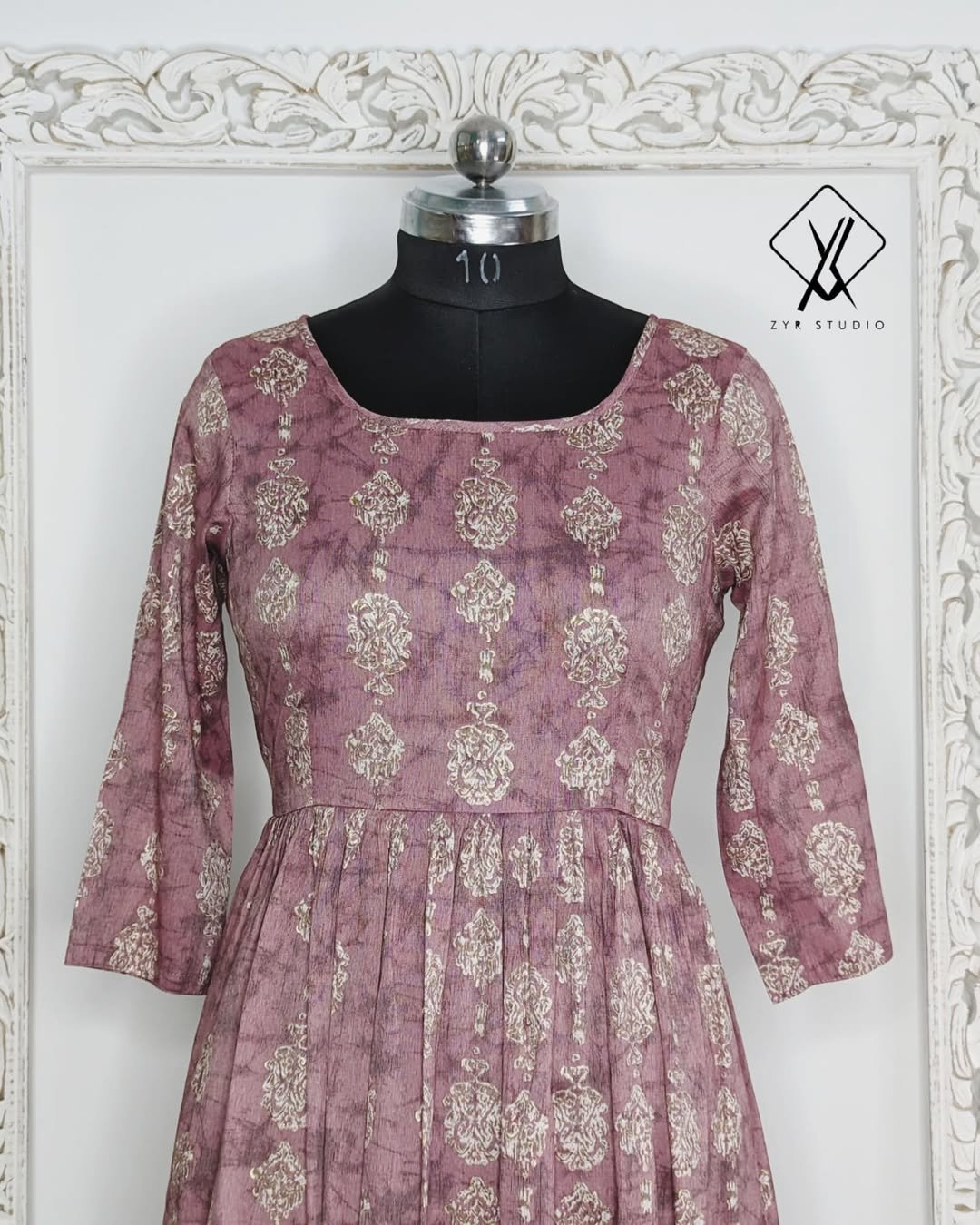 FILONA - Flowy Rayon Frock (Pastel Pink) - Image 3