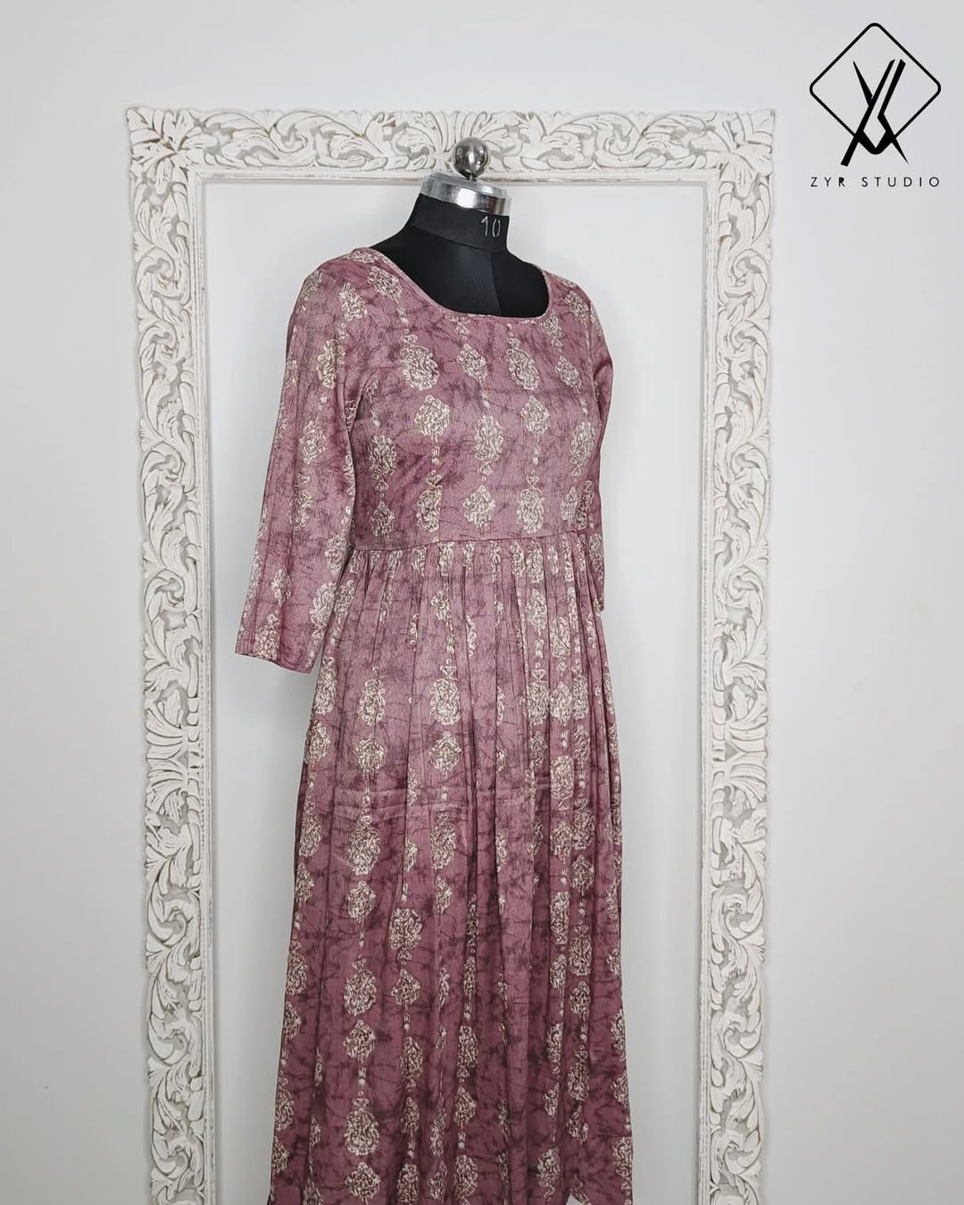 FILONA - Flowy Rayon Frock (Pastel Pink) - Image 2