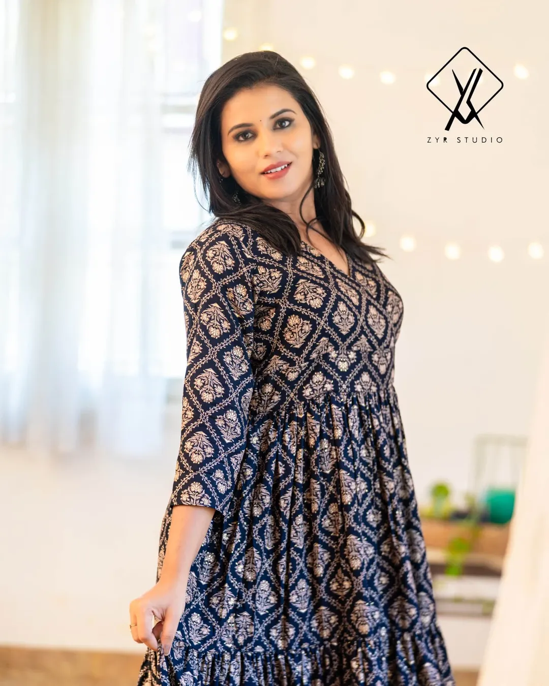 MILA - Flowy Gown Pattern (Black) - Image 2