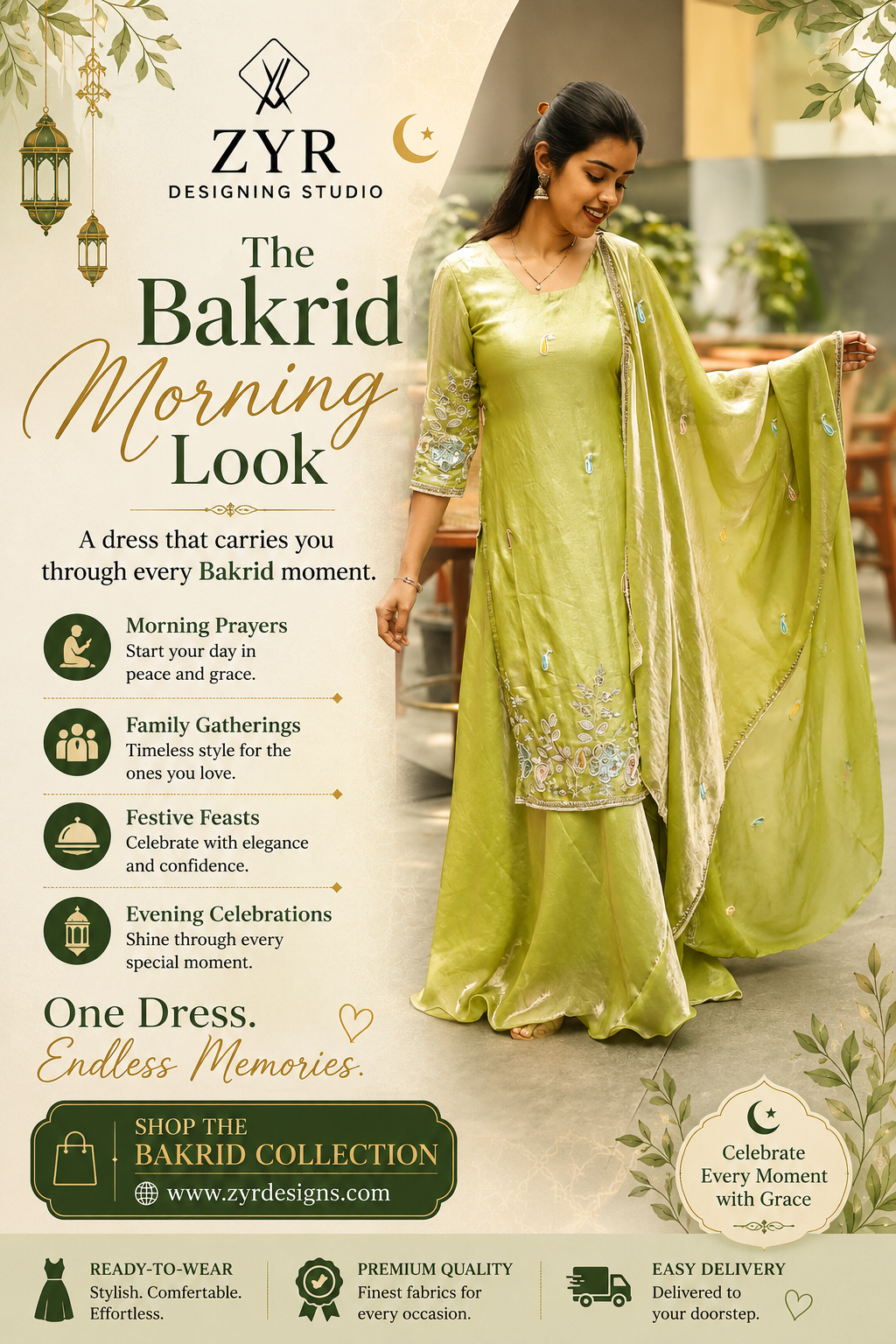 bakrid collections at ZYR designs
